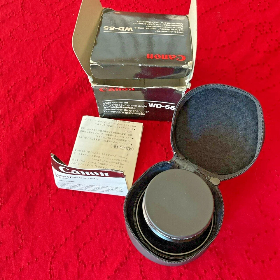 Canon WD-55 Camera Video LENS WD 55 0.7x WIDE CONVERTER 55MM - Image 2 of 4