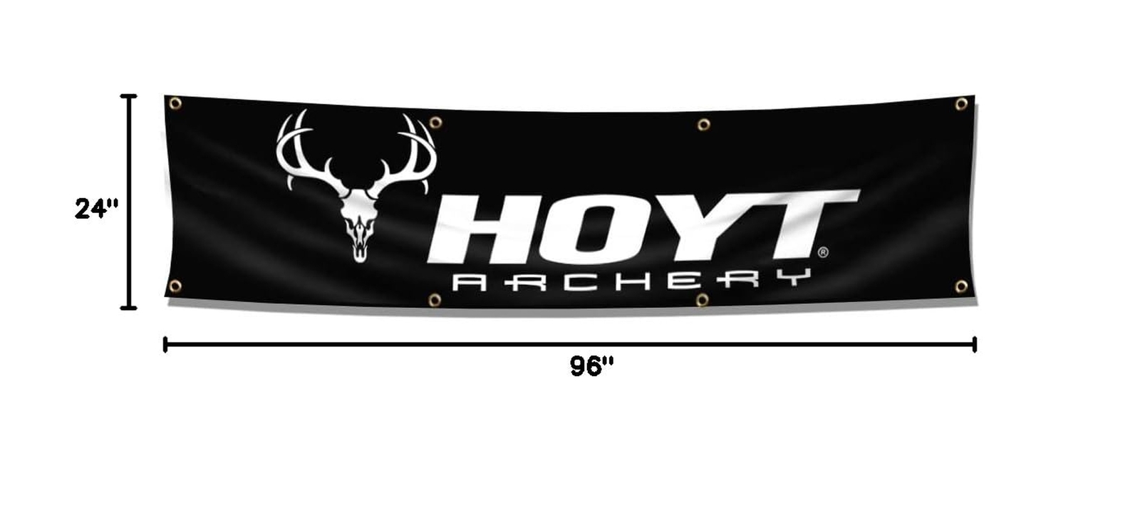 ENMOON Archery Flag Banner (2x8ft,HD Printing) Party Parade Breeze Man Cave D...