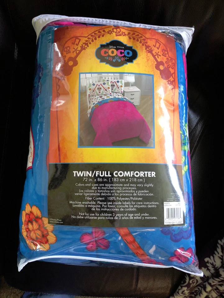 Disney's Coco Twin / Edredón Completo (SOLO) NUEVO CON ETIQUETAS Foto 2 de 4