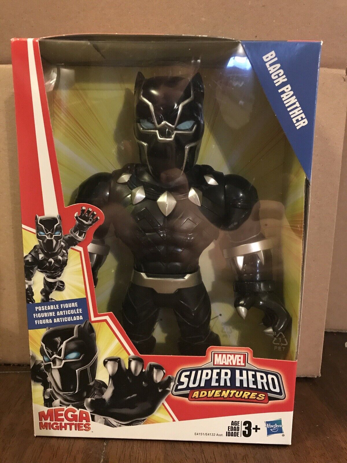 Playskool Heroes Marvel Super Hero Adventures Mega Mighties - Black Panther 046