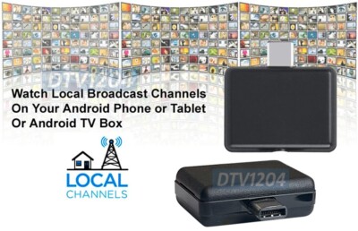 ATSC HD TV Tuner Dongle For Android Tablet Phone Watch Record Paue Live TV Shows