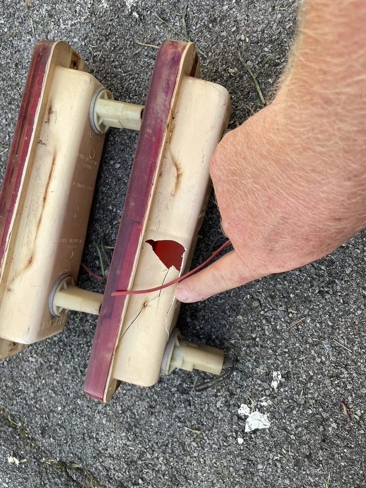 Juego de lentes de luz trasera Ford Ranger 1973-79 F100 F250 señal de giro para camioneta Bronco Foto 3 de 4