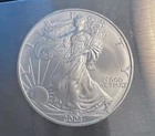 2003 BU American Eagle Authentic .999 Pure, Fine 1 oz. Silver Dollar