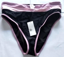 Salt & Cove Black/Pink Swim Bottom Size M