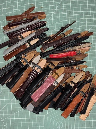 A model 12,14,16 18mm Mixed Leather Watch Strap Band 80pcs