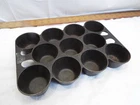 Griswold Erie PA USA No 10 Cast Iron Muffin Pan 948 Popover/ Cornbread Pan