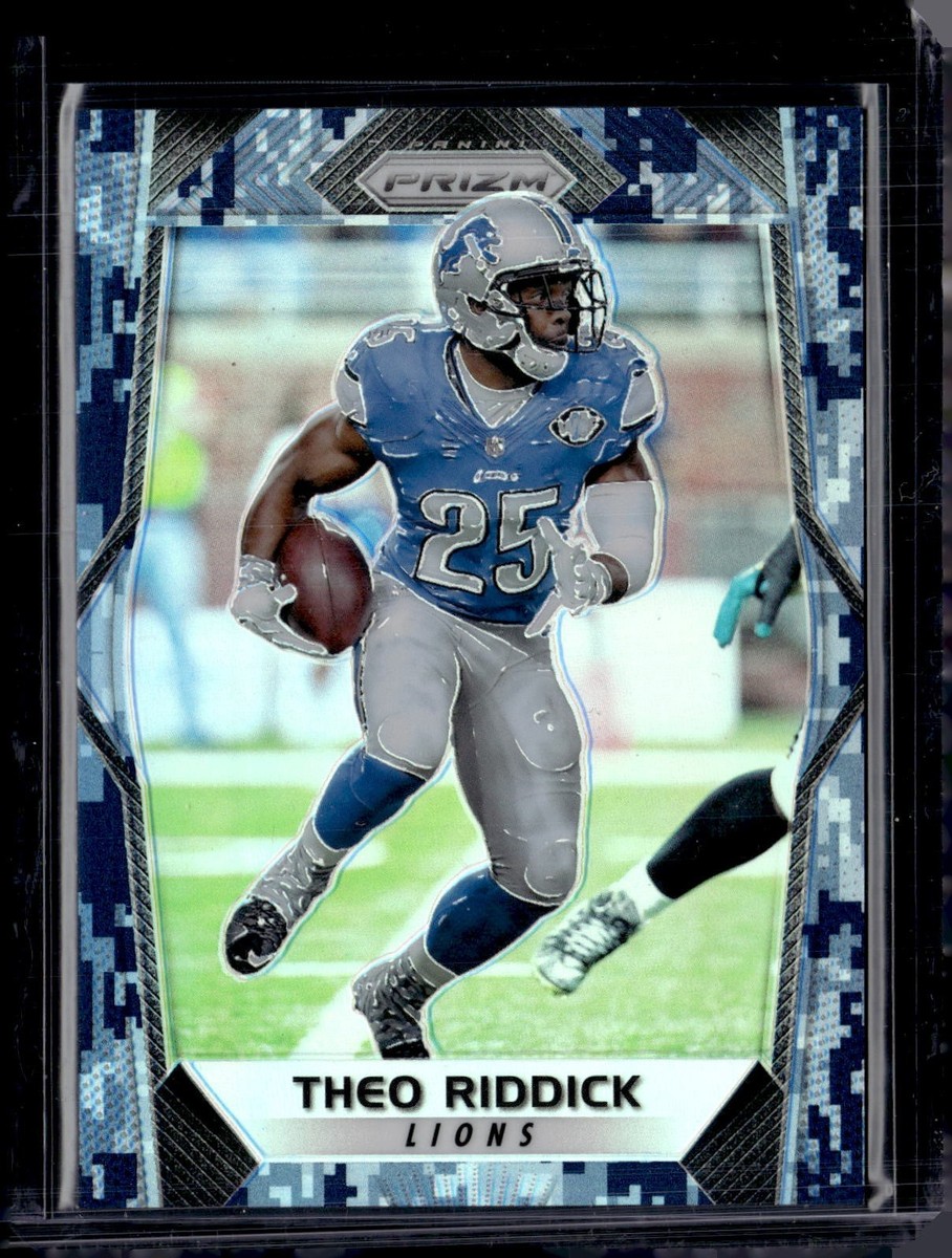 スーパージュニア　2017ロッテペンミ　イトゥクポストカード 2017 Panini Prizm #148 Theo Riddick Camo Prizm /25 Lions NM-MINT++