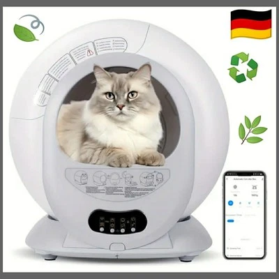 MARKENLOS ✅Automatisch Selbstreinigendes Katzenklo🐈Toilette Katzentoilette App-Steuerung✅