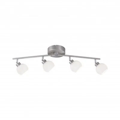 LED Deckenleuchte Stahl 4 Flammig Fernbedienung Farbwechsel Dimmbar 1200lm - Bild 1 von 4