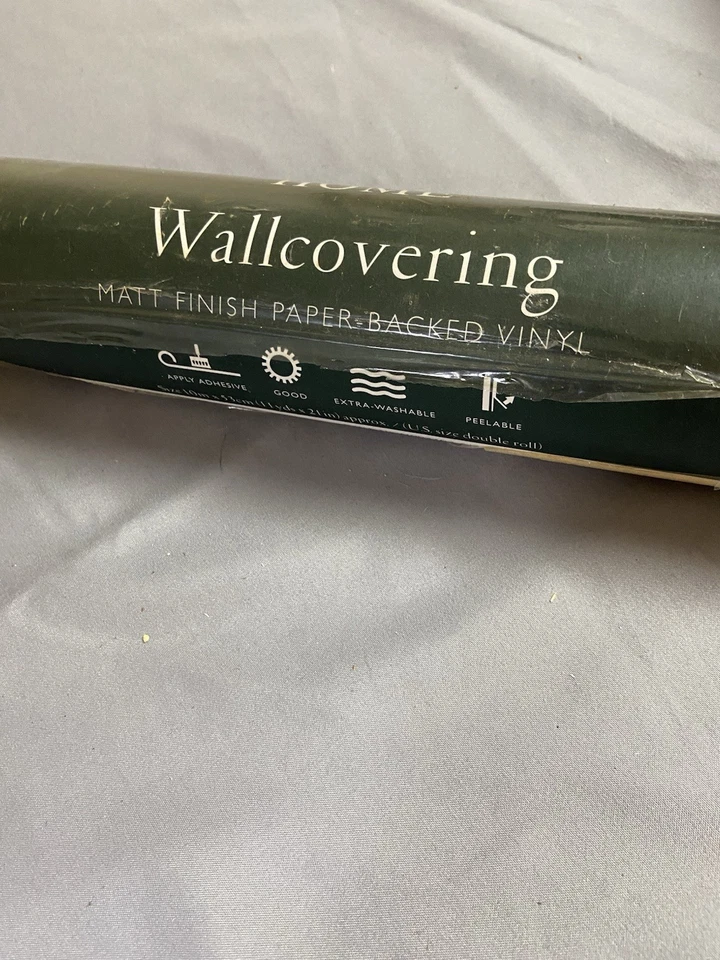 VINTAGE Laura Ashley Vinyl Wallpaper Wallcovering 1996 Sealed Single Roll 11yds - Image 4 of 4