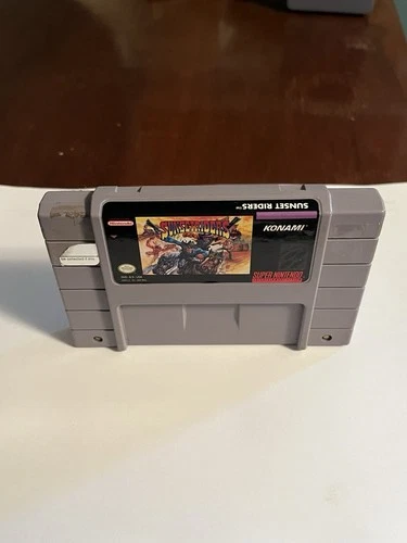 Sunset Riders (Super Nintendo, SNES, 1993) Authentic