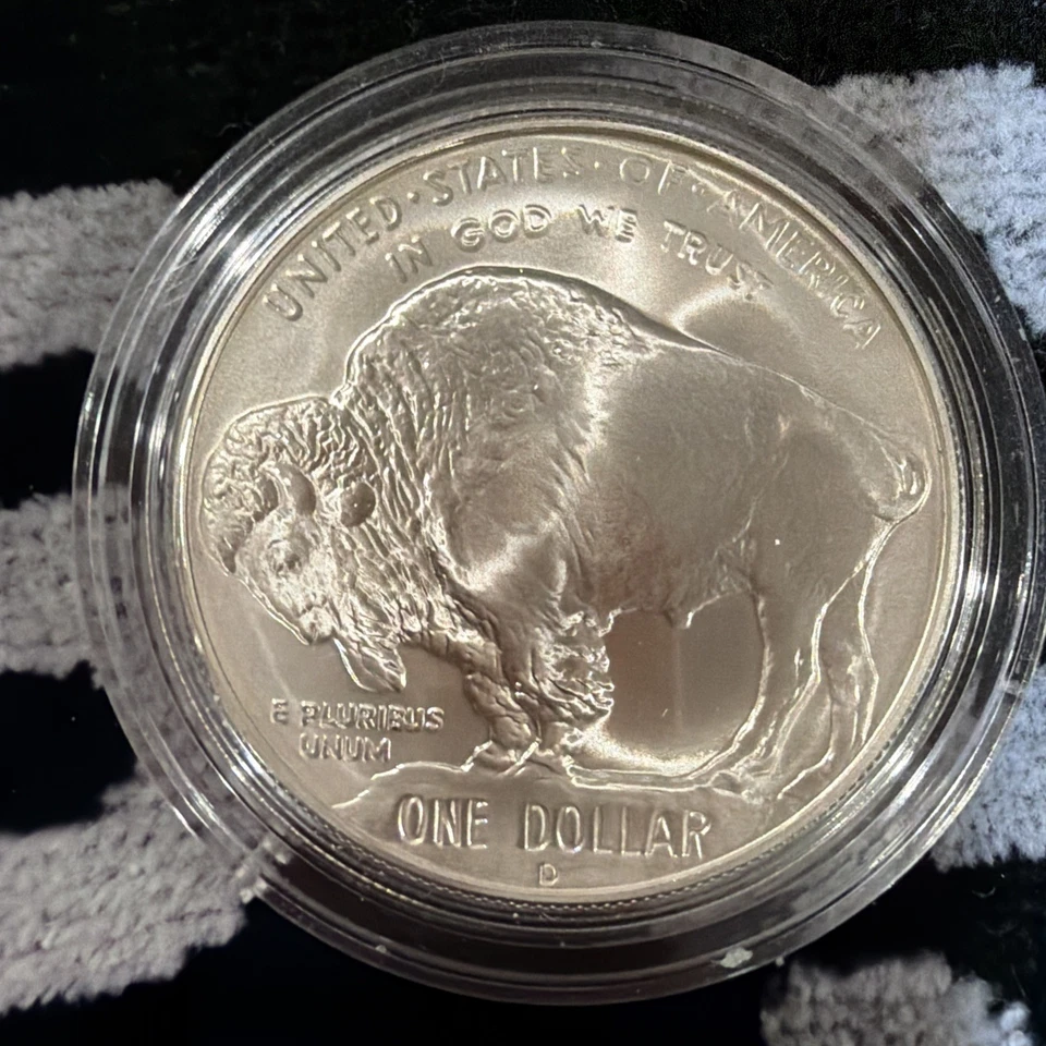 2001 buffalo silver dollar - Image 3 of 4