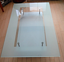 Ligne Roset glass coffee table