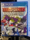 Transformers: Devastation (PlayStation 4, 2015) PS4/ VERY NICE/ NO SCRATCHES