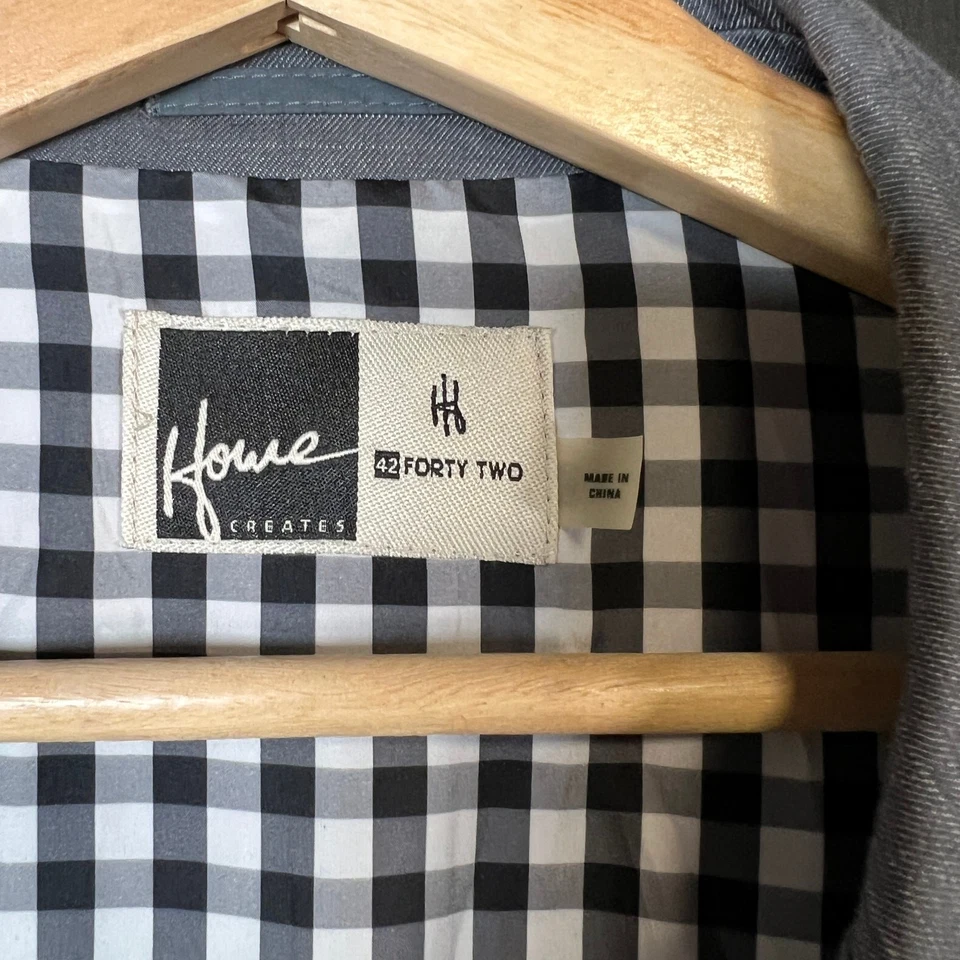 Howe Mens Two Button Grey Blazer 42 - Image 2 of 4