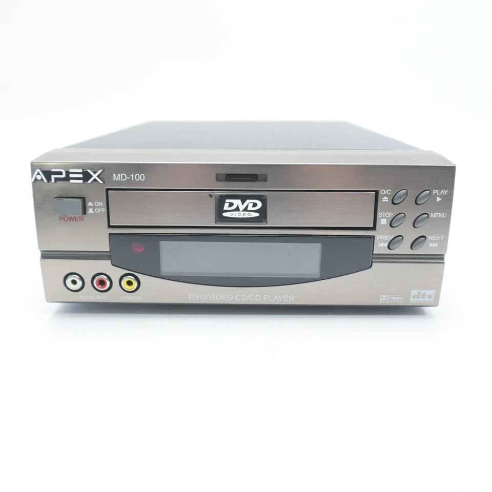 Reproductor de DVD/CD/Video Apex MD-100 Auto Auto Auto Automotriz RV Centro de Entretenimiento 12v Foto 2 de 4