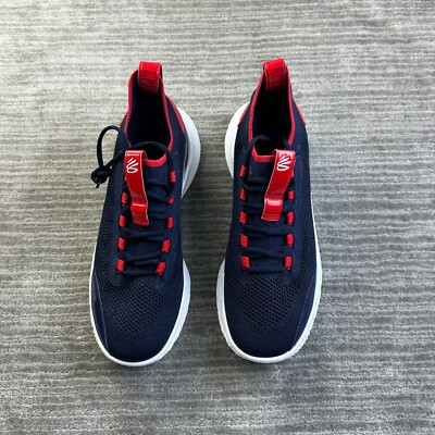 Under Armour Curry 8 TB Howard Bison PE HBCU Red Blue Size 11.5 3025719-401 Under Armour Curry 8 TB Howard Bison PE HBCU Red Blue Size  main image 4