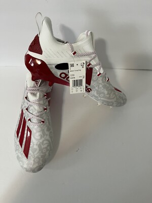Adidas Adizero Reign Young King Football Cleats Sz 12 Red  display picture 1