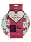 New Kitchen Discovery 8 INCH Woven Trivets (3) Hearts/Pink Cotton NWT
