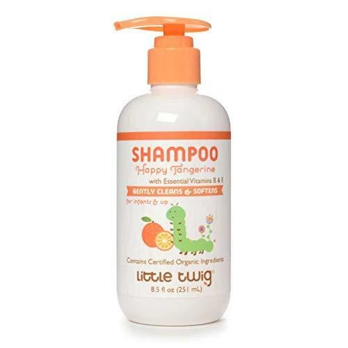 Little Twig All Natural Baby Shampoo, Happy Tangerine, 8.5 Fluid Oz