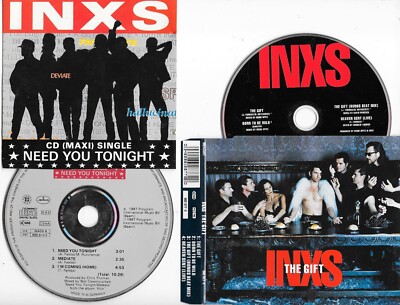 2 x INXS - need you tonight  + the gift  CD s