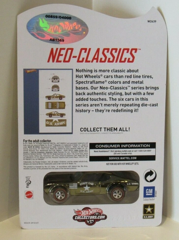 Hot wheels cheap army staff car