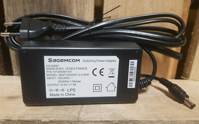Vodafone TV Center 1000 Original Netzteil -Sagem CS50001,12.0V, 5A-