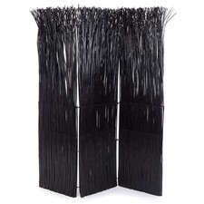 PARAVENT NATURE | schwarz,165x120cm(HxB) Raumteiler aus Weidenzweigen, Trennwand