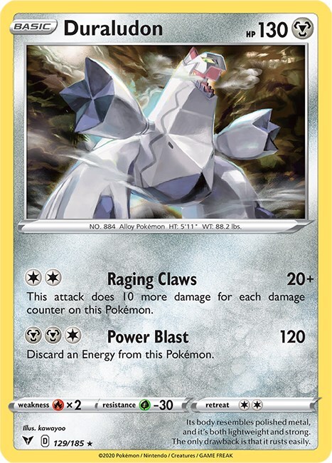 Duraludon 129/185 Swsh04: Vivid Voltage - 1 of 1