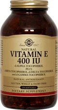 Solgar Vitamin E 400 IU & Mixed Tocopherols 250 Softgels
