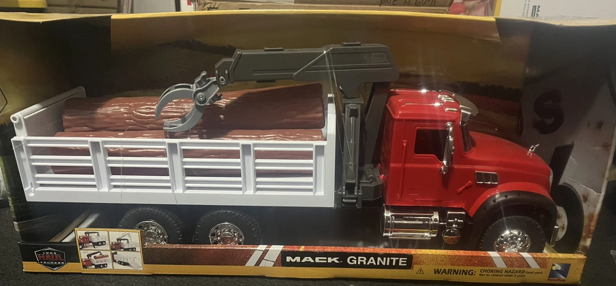 Camion Mack Granite Con Gru Estensibile - New-Ray Toys Scala 1:18