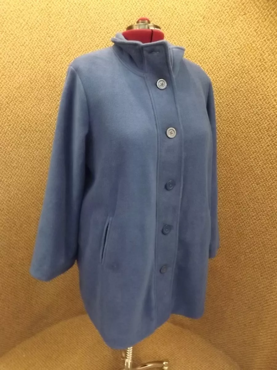 Fleece top swing coat