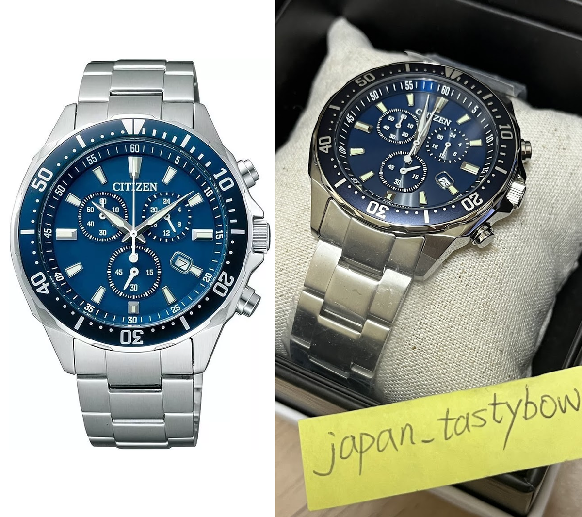 Citizen ALTERNA VO10-6772F Chronograph Eco-Drive Watch JAPAN