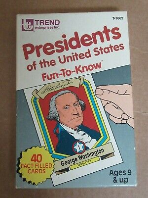 95 Cards Merka Kids USA Presidents And States Flash Cards Ages 6+