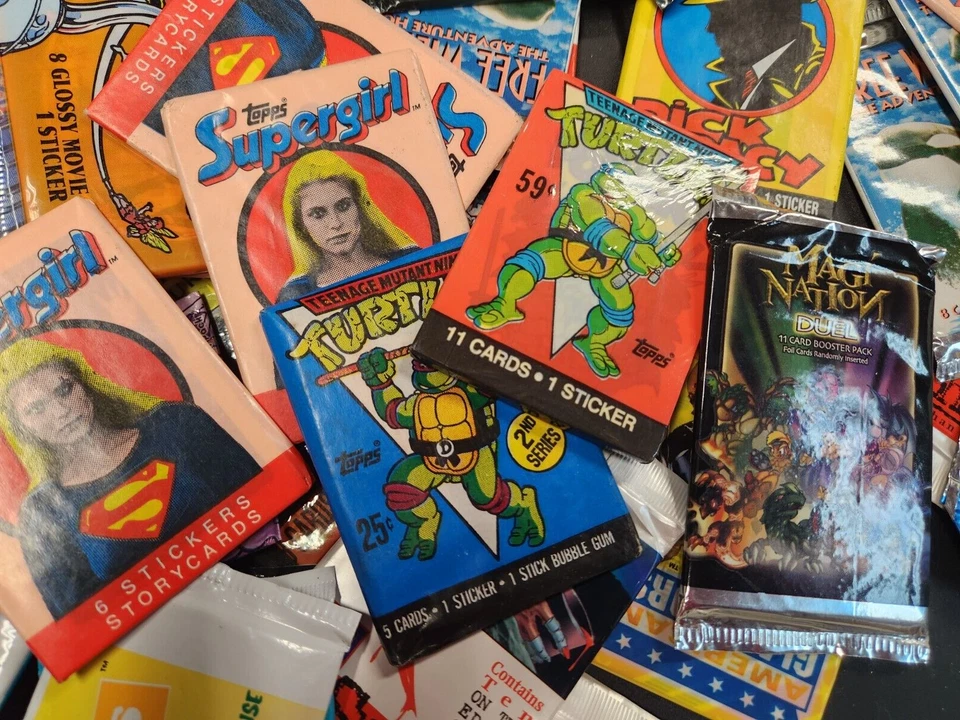 ESTATE SALE- Lot of 10 Old Vintage Unopened packs of NON-SPORTS CARDS!!! - Image 2 of 4