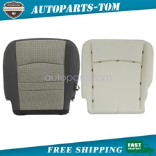 For 2009-2012 Dodge Ram 1500 2500 ST SLT Driver Bottom Seat Cover & Foam Cushion
