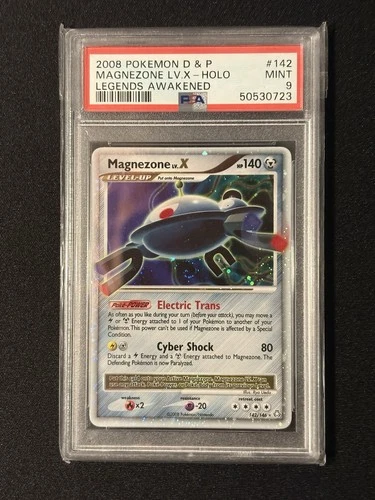 Magnezone LV.X Legends Awakened 142/146 PSA 9