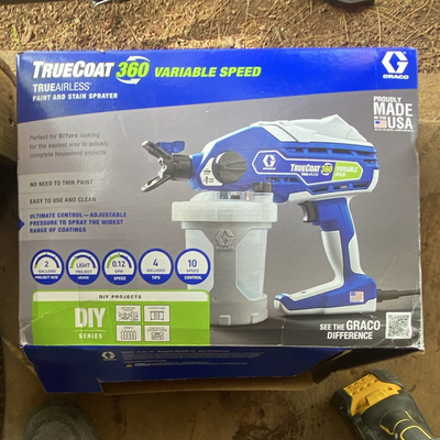 #ad #ad Graco TrueCoat 360 Handheld Airless Sprayer Variable Speed Adj Pressure Tips $175.00