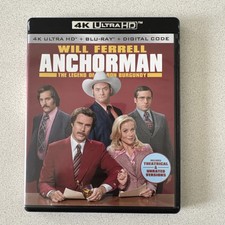 Anchorman: The Legend of Ron Burgundy 4K UHD + Blu-ray  MINT!! 