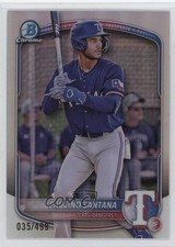 2025 Bowman Chrome Prospects Refractor /499 Paulino Santana #BCP-72 1d2q