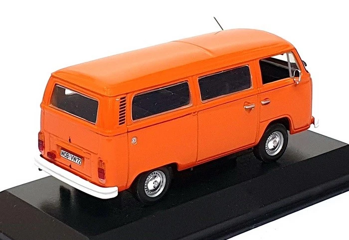 Autobús Volkswagen VW T2 1972 Minichamps escala 1/43 400 053000 - naranja Foto 2 de 4