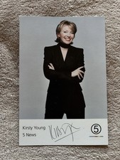 KIRSTY YOUNG (NEWS PRESENTER) GENUINE HAND SIGNED PHOTO- UNDEDICATED