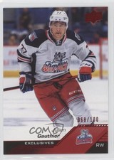2022-23 Upper Deck AHL Exclusives 68/100 Julien Gauthier #52 0bl3