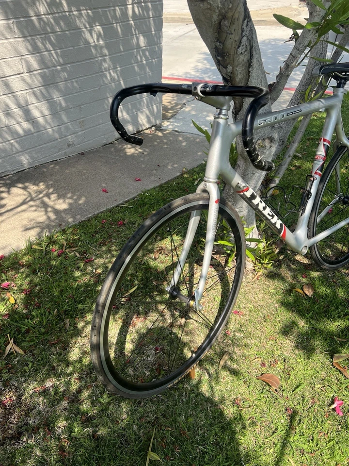 Auriculares Trek 5200 OCLV cuadro/horquilla de carbono Chris King SIN llantas/barras de tija de sillín/vástago Foto 3 de 4