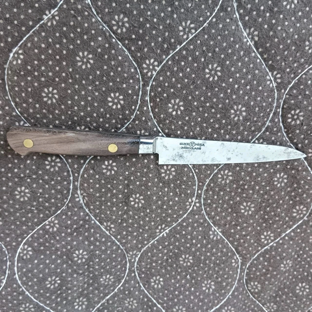 Sukehisa Petty High Carbon Steel MY09P Japanese Kitchen Knife 225 mm.