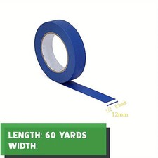 Blue Masking Tape Painting Clean Painters UV Resistant Roll 24mm 38mm 48mm 50mm