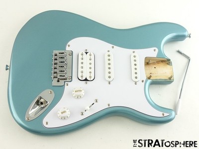 LOADED Fender Squier Affinity Series Stratocaster Junior HSS Strat BODY, IBM!