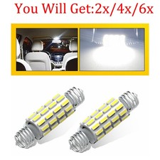 Auxito White 39mm-42mm 24-led Interior Reading Dome Bulbs 6500k White 211-1 2-6x Auxito White 39mm-42mm 24-led Interior Reading Dome Bulbs 6500k White 211-1 2-6x