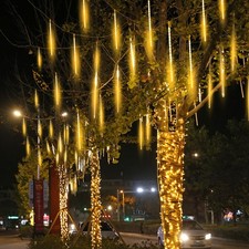 8 Tubes LED Meteor Shower Lights Garden Tree Fairy String Falling Rain Lights