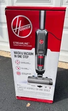 HOOVER Streamline Corded Wet/Dry Hard Floor Cleaner with Self Cleaning, Black